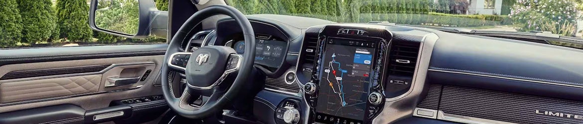 The RAM 1500 full dashboard